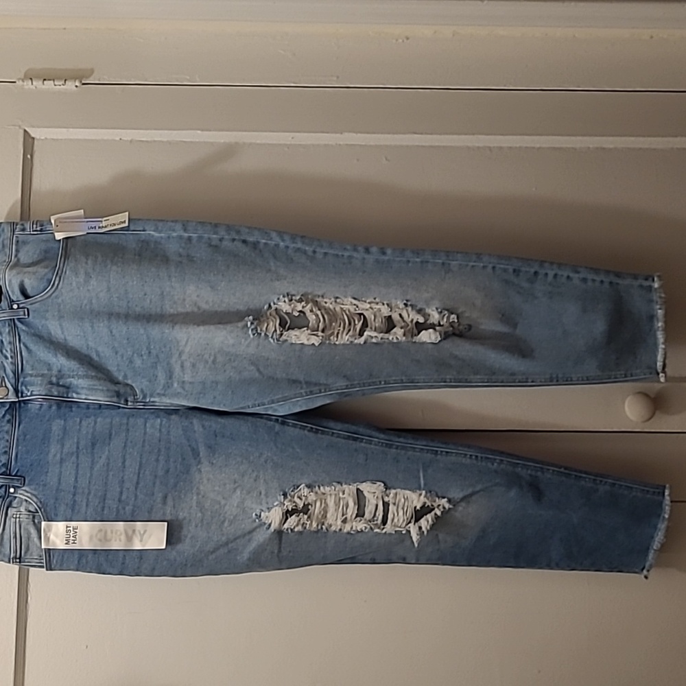 Juniors size 18 high rise jean